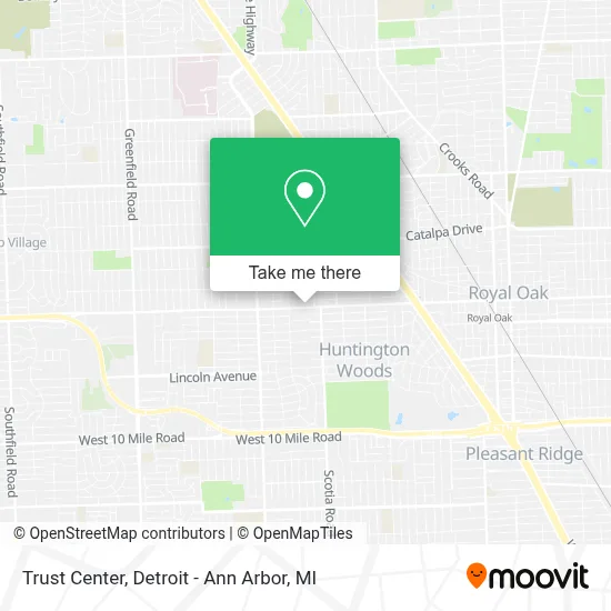 Trust Center map