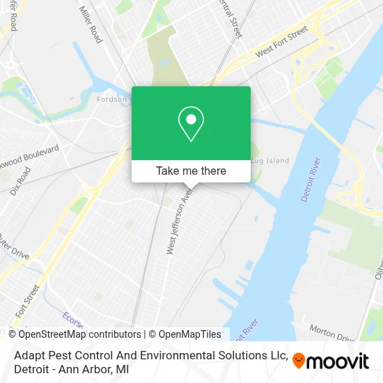 Adapt Pest Control And Environmental Solutions Llc map
