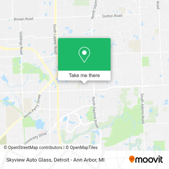 Skyview Auto Glass map