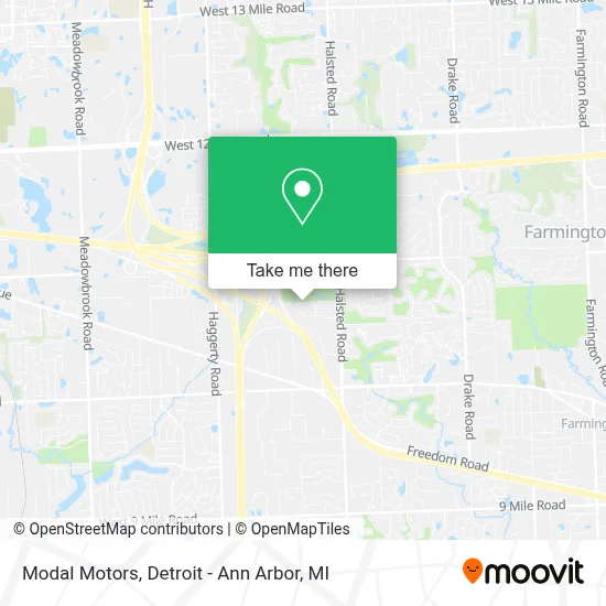Modal Motors map