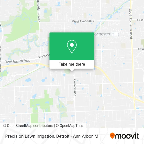 Precision Lawn Irrigation map