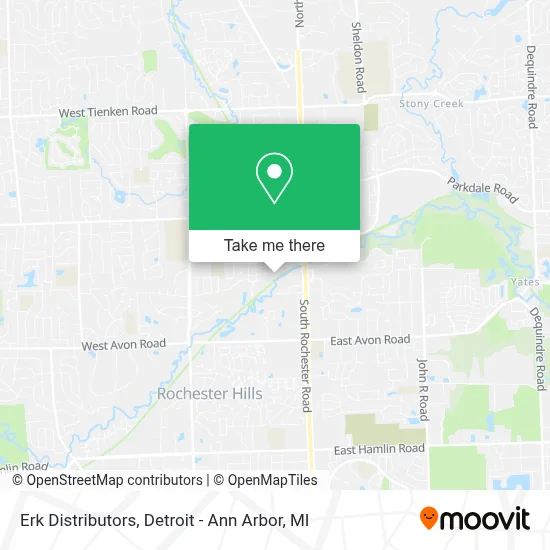 Erk Distributors map