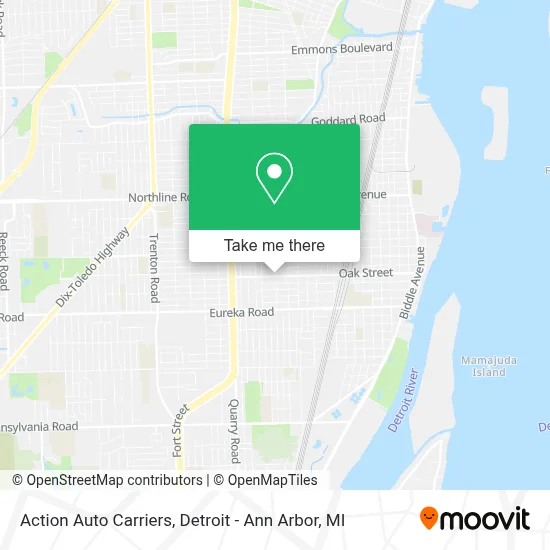 Action Auto Carriers map