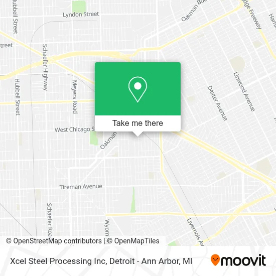Xcel Steel Processing Inc map