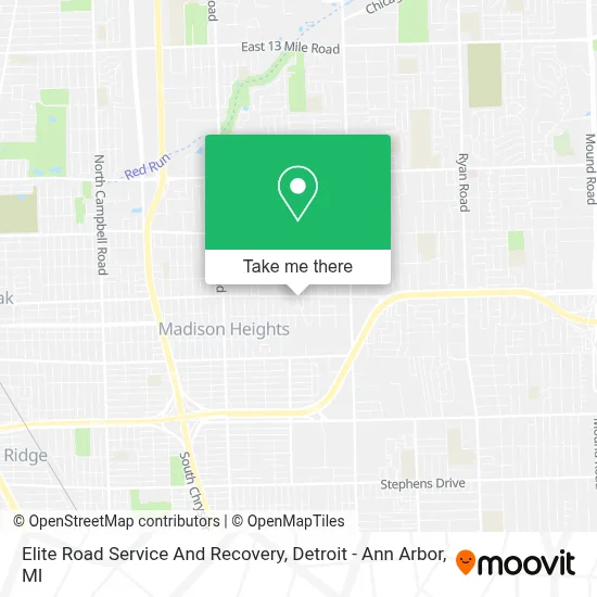 Elite Road Service And Recovery map