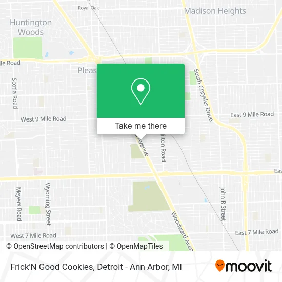 Frick'N Good Cookies map