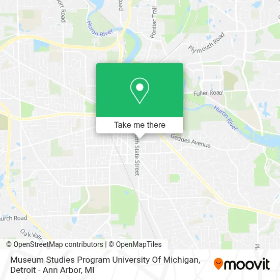 Museum Studies Program University Of Michigan map