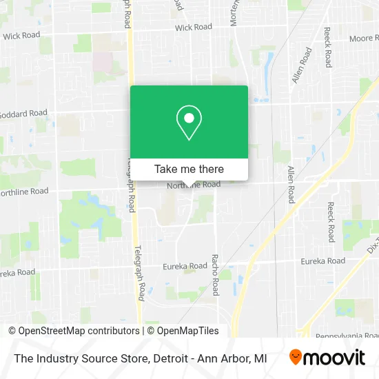 The Industry Source Store map