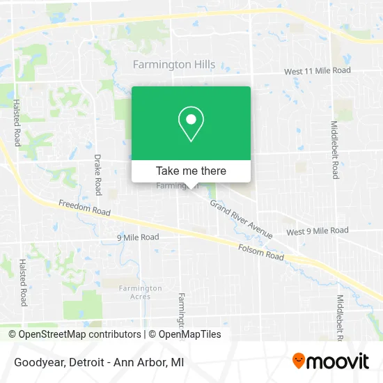 Goodyear map