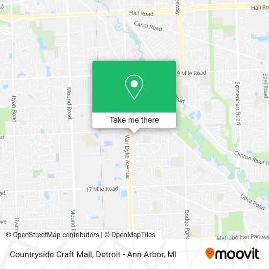 Countryside Craft Mall map