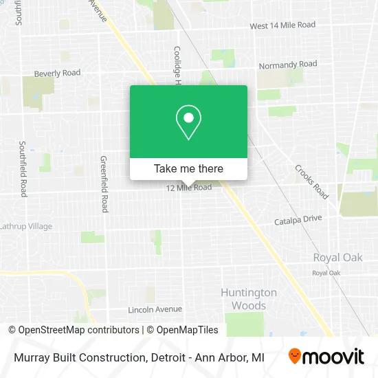 Murray Built Construction map