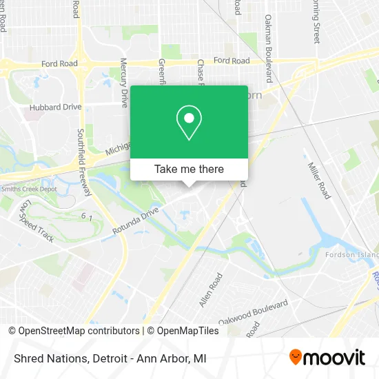 Shred Nations map