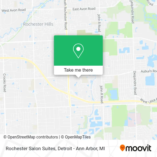 Rochester Salon Suites map