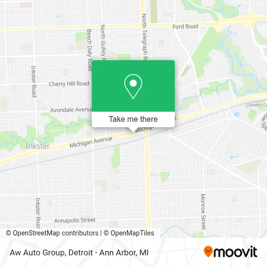 Aw Auto Group map