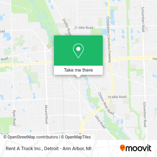 Rent A Truck Inc. map