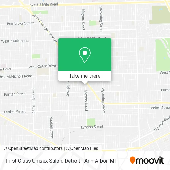 First Class Unisex Salon map