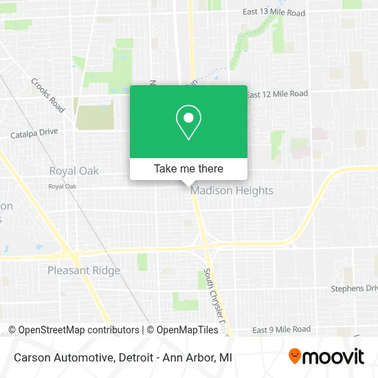Carson Automotive map