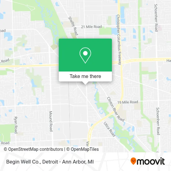 Begin Well Co. map