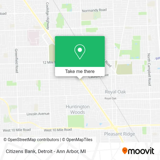 Citizens Bank map