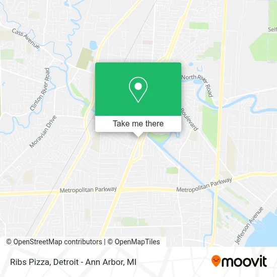 Ribs Pizza map