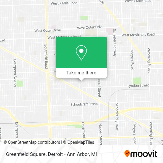 Greenfield Square map