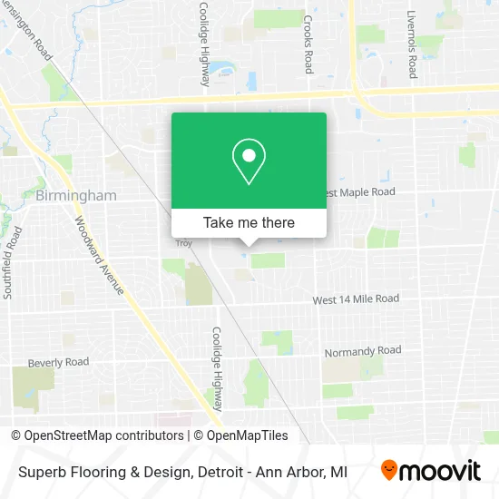 Superb Flooring & Design map