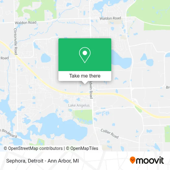 Sephora map
