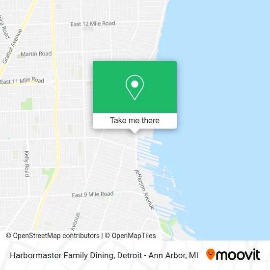 Harbormaster Family Dining map