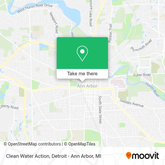 Clean Water Action map