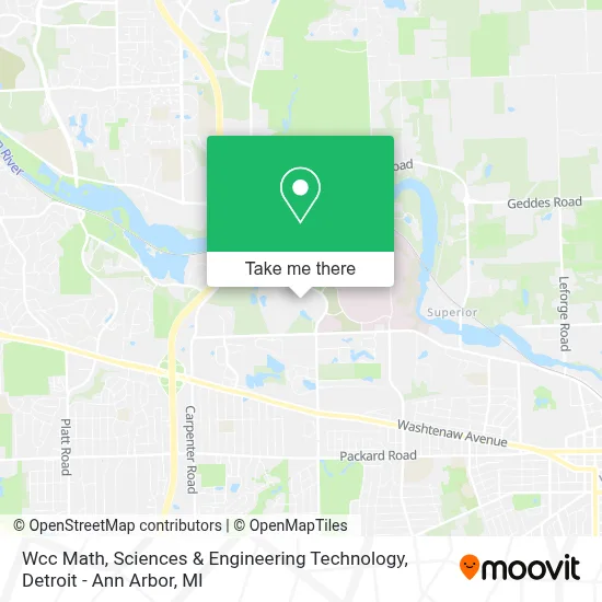 Wcc Math, Sciences & Engineering Technology map