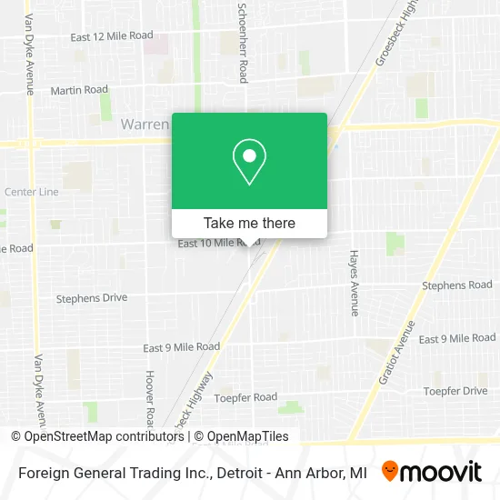 Foreign General Trading Inc. map