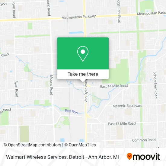 Walmart Wireless Services map