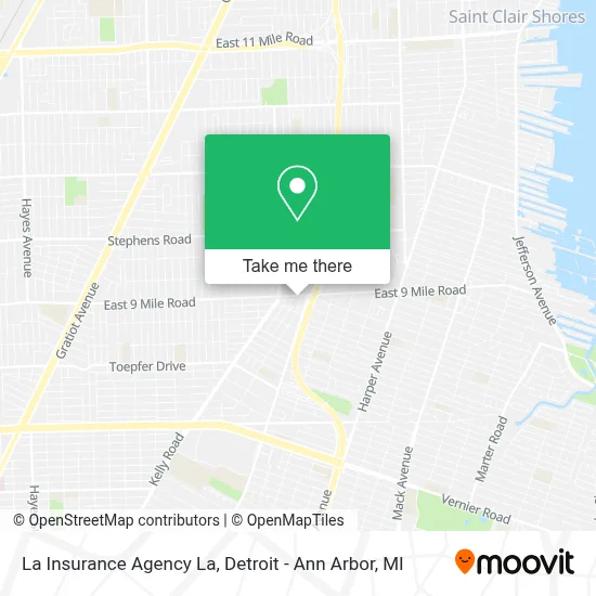 La Insurance Agency La map