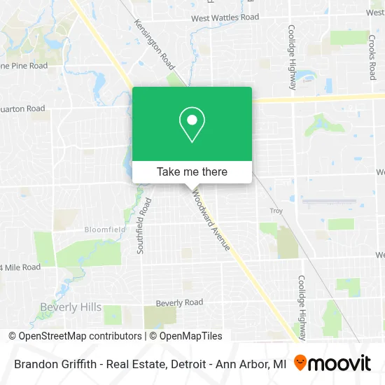 Brandon Griffith - Real Estate map
