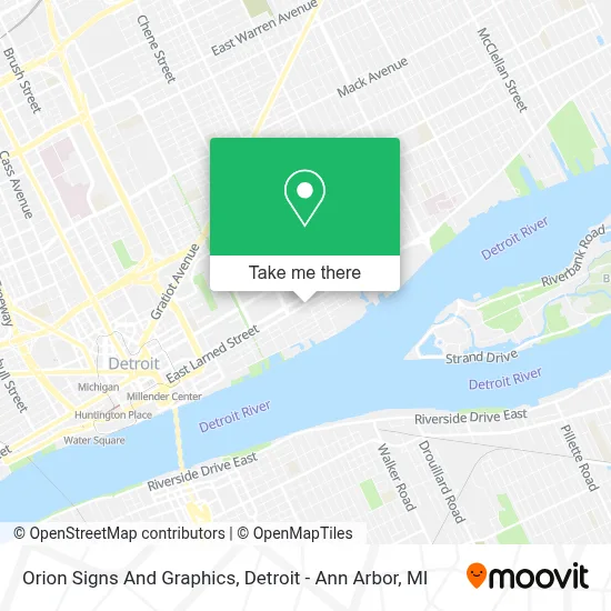 Orion Signs And Graphics map