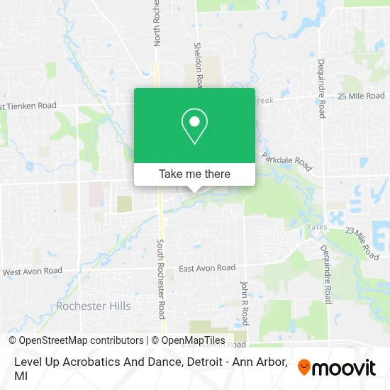 Level Up Acrobatics And Dance map