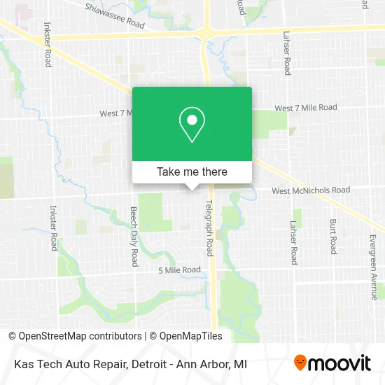 Kas Tech Auto Repair map