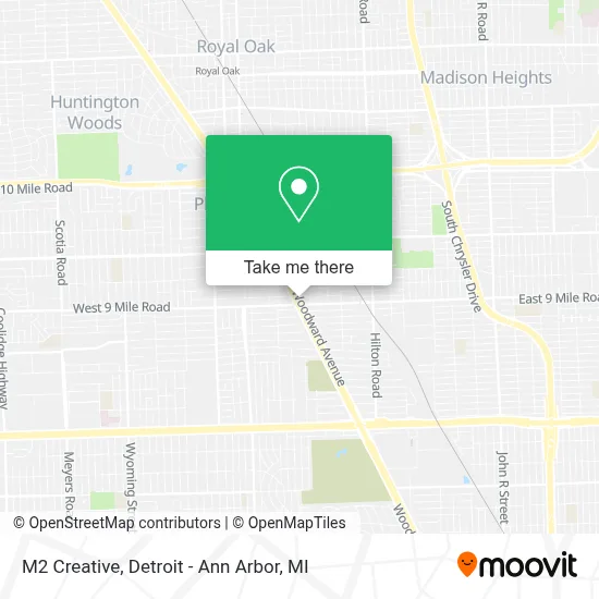 M2 Creative map
