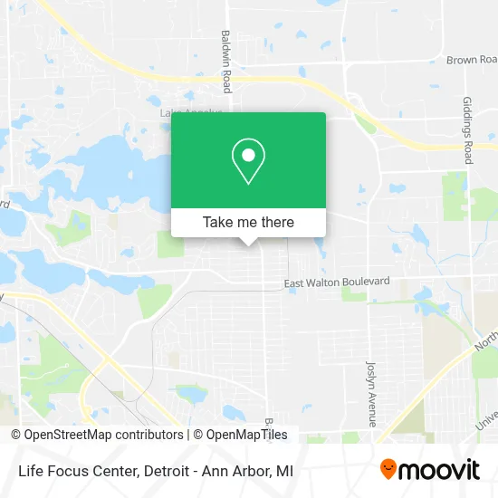 Life Focus Center map