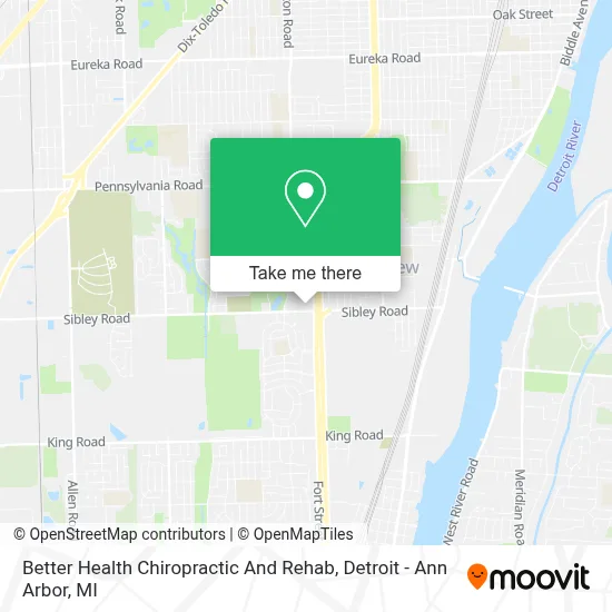 Better Health Chiropractic And Rehab map