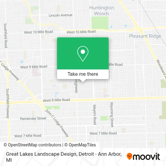 Great Lakes Landscape Design map