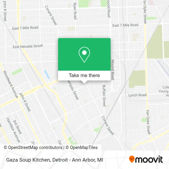 Gaza Soup Kitchen map