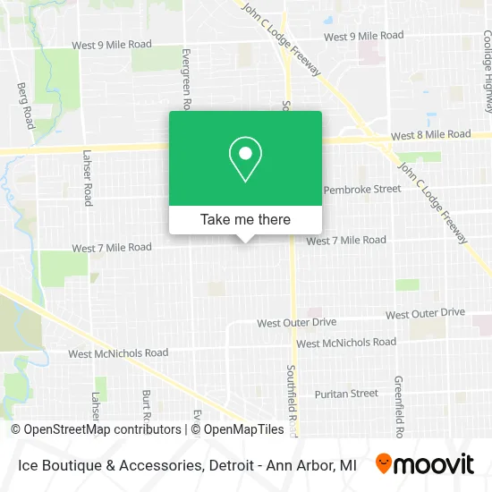 Ice Boutique & Accessories map