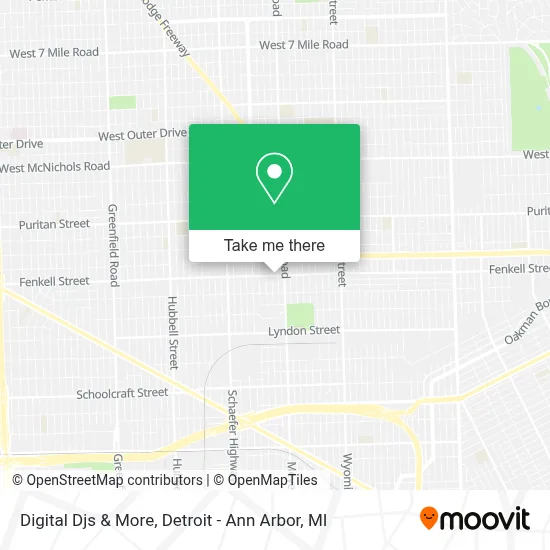 Digital Djs & More map