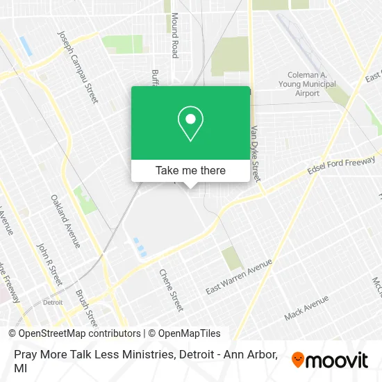 Pray More Talk Less Ministries map