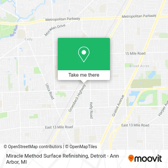 Miracle Method Surface Refinishing map