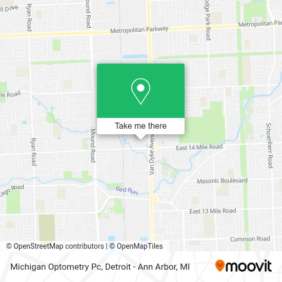 Michigan Optometry Pc map