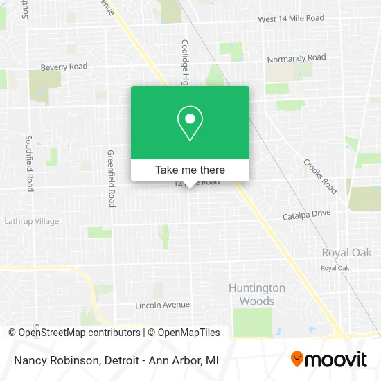 Nancy Robinson map