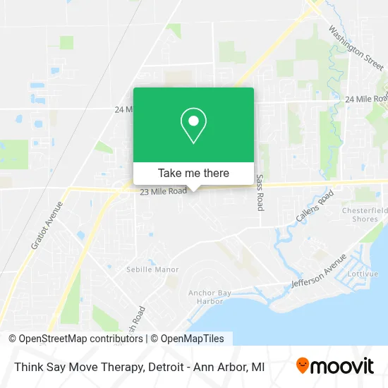 Think Say Move Therapy map