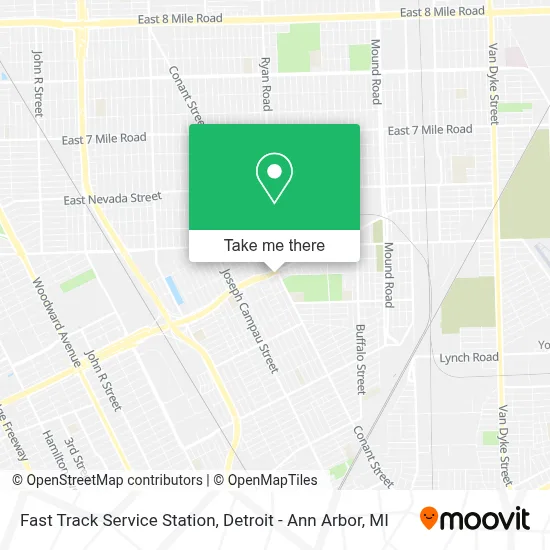 Fast Track Service Station map